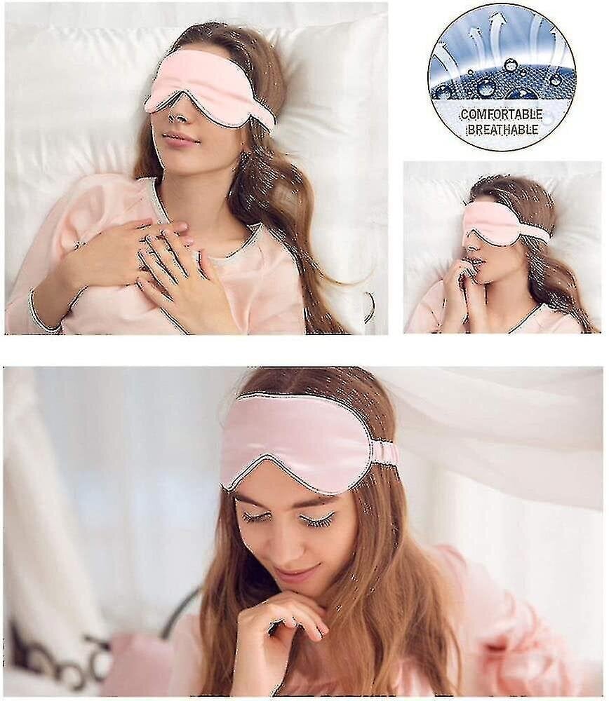 Sleeping Mask, Silk Eye Mask Nukkuville naisille/miehille/tytöille, 19 Mom Kaksipuolinen Mulberry Silk (1 kpl) hinta ja tiedot | Suuhygienia | hobbyhall.fi