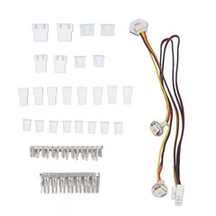 RGBW Mini Button PCB -LED asennettuna 30AWG PTFE-kaapeleilla 3D-tulostimen lisävaruste Voron 2.4 SB StealthBurner Extruderille hinta ja tiedot | Tulostustarvikkeet | hobbyhall.fi