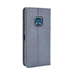 Nokia Xr20 Magneettinen solki Retro Crazy Horse Texture Vaakasuora Flip Nahkakotelo Sininen hinta ja tiedot | Puhelimen kuoret ja kotelot | hobbyhall.fi