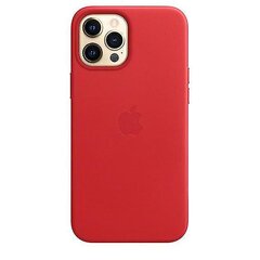 Nahkainen puhelinkotelo Iphone 12 Pro Max -puhelimelle, jossa on MagsafeRed hinta ja tiedot | Puhelimen kuoret ja kotelot | hobbyhall.fi