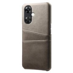 OnePlus Nord CE 3 Lite 5G / Nord N30 5G PU-nahkapäällysteiselle PC-kotelon matkapuhelimen kuorelle, jossa on kaksi korttipaikkaa, harmaa hinta ja tiedot | Puhelimen kuoret ja kotelot | hobbyhall.fi