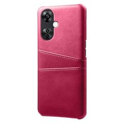 OnePlus Nord CE 3 Lite 5G / Nord N30 5G PU-nahkapäällysteiselle PC-kotelon matkapuhelimen kuorelle, jossa on kaksi korttipaikkaaRose hinta ja tiedot | Puhelimen kuoret ja kotelot | hobbyhall.fi