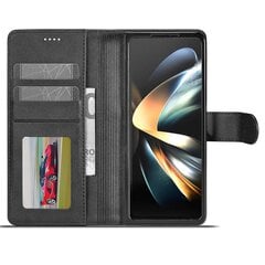 Samsung Galaxy Z Fold5 5G lompakko Nahkainen puhelinkuori Jalusta Calf Texture puhelimen suojakuoriSamsung Galaxy Z Fold5 5GB musta hinta ja tiedot | Puhelimen kuoret ja kotelot | hobbyhall.fi