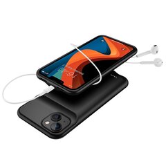 iPhone 14 7000 mAh akkukotelolle LED-ilmaisimella Kannettava latauskotelo Power Bank Phone CaseStyle A iPhone 14Black hinta ja tiedot | Puhelimen kuoret ja kotelot | hobbyhall.fi