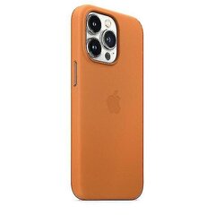 Nahkainen puhelinkotelo Iphone 13 Prolle Nahkakotelo MagsafeGolden Brownin kanssa hinta ja tiedot | Puhelimen kuoret ja kotelot | hobbyhall.fi