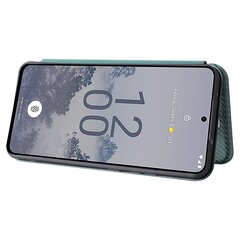 Nokia X30 5G -puhelinkotelolle korttipaikkateline Hiilikuiturakenne Magneettinen automaattisesti imeytyvä läppäkuoriNokia X30 5Ggreen hinta ja tiedot | Puhelimen kuoret ja kotelot | hobbyhall.fi