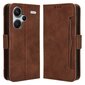 Xiaomi Redmi Note 13 Pro+ naarmuuntumattomalle puhelinkuorelle nahkakotelolle lompakkoteline Puhelimen CoverBrown hinta ja tiedot | Puhelimen kuoret ja kotelot | hobbyhall.fi