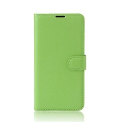 Litchi Skin Wallet Nahkainen jalustan kansi Samsung Galaxy Xcover 4s/Xcover 4 G390FStyle F Samsung Galaxy Xcover Green hinta ja tiedot | Puhelimen kuoret ja kotelot | hobbyhall.fi