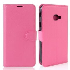 Litchi Skin Wallet Nahkainen jalustan kansi Samsung Galaxy Xcover 4s/Xcover 4 G390FStyle D Samsung Galaxy Xcover Pink hinta ja tiedot | Puhelimen kuoret ja kotelot | hobbyhall.fi