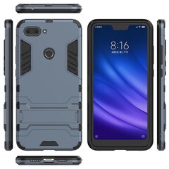 Cool Guard Kickstand PC TPU matkapuhelimen suojakuori Xiaomi Mi 8 Lite/Xiaomi Mi 8 Youth (Mi 8X) Xiaomi Mi 8 Lite Tummansiniselle hinta ja tiedot | Puhelimen kuoret ja kotelot | hobbyhall.fi