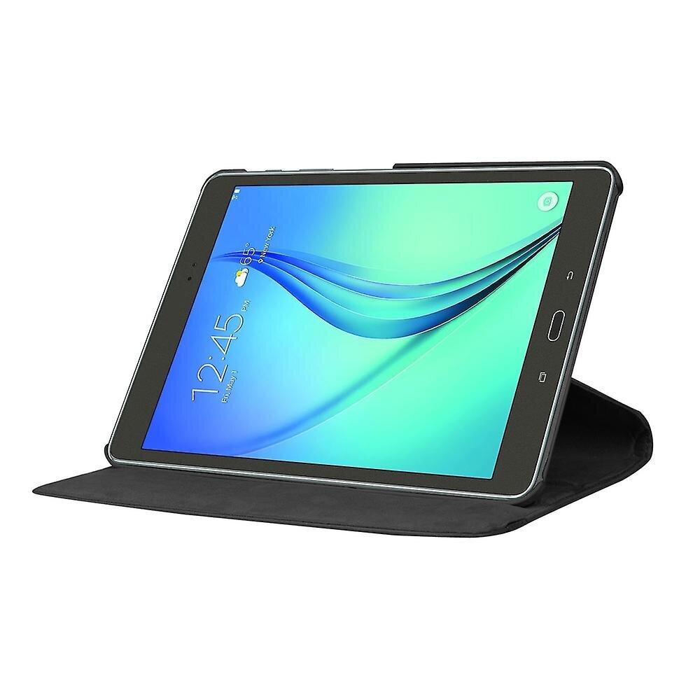 Samsung Galaxy Tab S2 9.7 Lychee Litchi Grain Nahkainen pyörivä jalustan suojusSamsung Galaxy Tab S2 9.7 T810Black hinta ja tiedot | Puhelimen kuoret ja kotelot | hobbyhall.fi