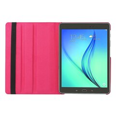 Samsung Galaxy Tab S2 9.7 Lychee Litchi Grain -nahkaiselle pyörivälle jalustalle Samsung Galaxy Tab S2 9.7 T810Pink hinta ja tiedot | Puhelimen kuoret ja kotelot | hobbyhall.fi