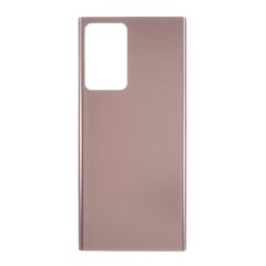 Lasinen akkukotelon kansi tarralla Samsung Galaxy Note20 Ultra N985 N986Samsung Galaxy Note20 UltraBronze hinta ja tiedot | Puhelimen kuoret ja kotelot | hobbyhall.fi