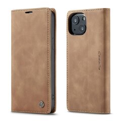 Caseme-013 nahkakotelo iPhone 13:lle Iphone 13:lle GuanguanBrown hinta ja tiedot | Puhelimen kuoret ja kotelot | hobbyhall.fi