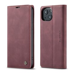 Caseme-013 nahkakotelo iPhone 13:lle Iphone 13 GuanguanWine Red hinta ja tiedot | Puhelimen kuoret ja kotelot | hobbyhall.fi