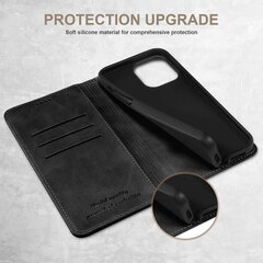 SUTENI iPhone 15 Pro Max:lle Simple Leather Case Lompakko Puhelinkuori iPhone 15 Pro MaxBlack hinta ja tiedot | Puhelimen kuoret ja kotelot | hobbyhall.fi