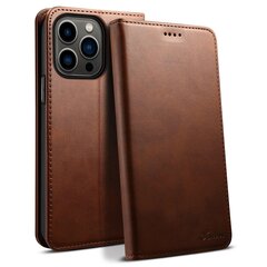 SUTENI iPhone 15 Pro Max:lle Simple Leather Case Lompakko Puhelinkuori iPhone 15 Pro MaxBrown hinta ja tiedot | Puhelimen kuoret ja kotelot | hobbyhall.fi