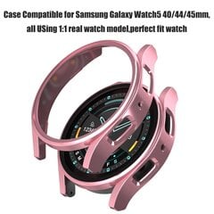 Suojakuori Yhteensopiva Samsung Galaxy Watch5 40 44 45mm PC Puskurin kuori Iskunkestävä suojakuori hinta ja tiedot | Älykellot | hobbyhall.fi