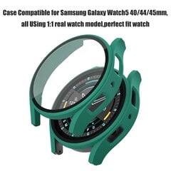 PC-runkoinen karkaistu lasikotelo, joka on yhteensopiva Samsung Galaxy Watch5 40 44 45 mm:n iskunkestävän älykellon suojakuoren kanssa hinta ja tiedot | Älykellot | hobbyhall.fi