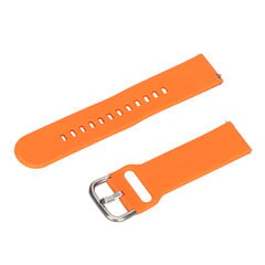 Älykellon ranneke silikoni 20 mm kellon rannehihna yksivärinen Amazfit GTS 3 GTS 2 Bip S Bip UOrange hinta ja tiedot | Älykellot | hobbyhall.fi