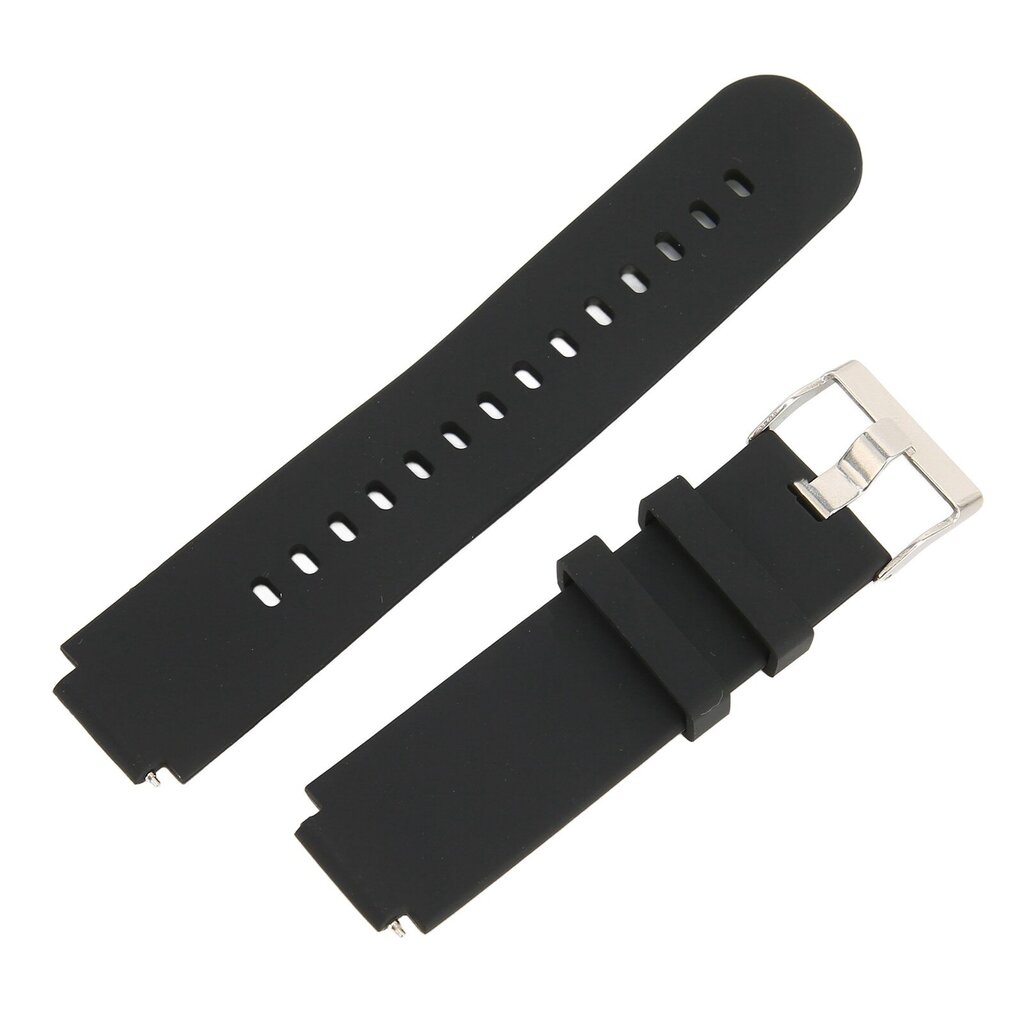 Silikoni kellon rannekkeen rannekkeen vaihto Amazfit Smart Watch Verge 2 A1807Black hinta ja tiedot | Älykellot | hobbyhall.fi