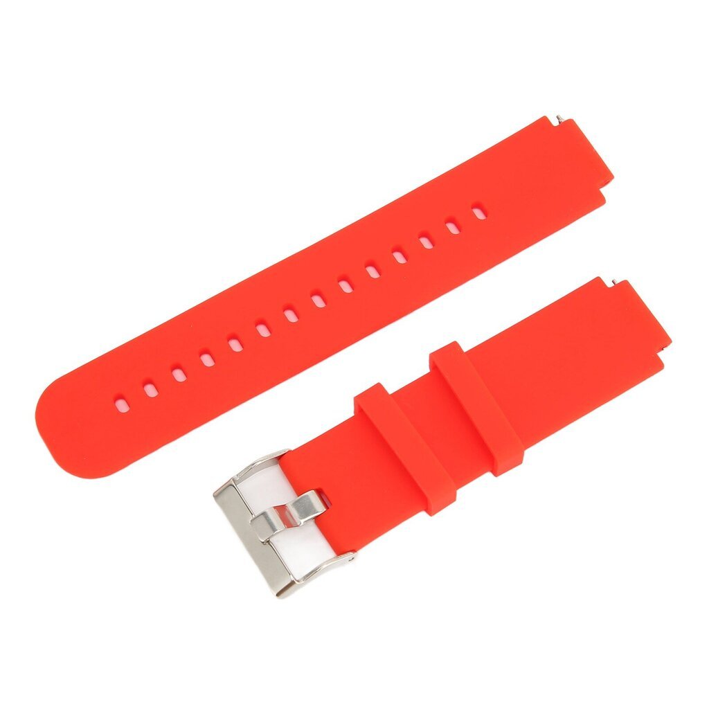 Silikoni kellon rannekkeen rannekkeen vaihto Amazfit Smart Watch Verge 2 A1807Red hinta ja tiedot | Älykellot | hobbyhall.fi