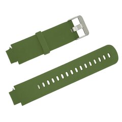 Älykellon vaihtoranneke silikoni kellon rannehihna yksivärinen Amazfit Verge 3Army Green hinta ja tiedot | Älykellot | hobbyhall.fi