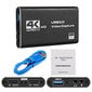 1080P 60Hz Video Capture Card Loop Outilla 4K Hdmi-Yhteensopiva Usb3.0-Tallennus Pc:Lle Xbox Ps3 Game Live Streaming -Lähetys hinta ja tiedot | Adapterit | hobbyhall.fi