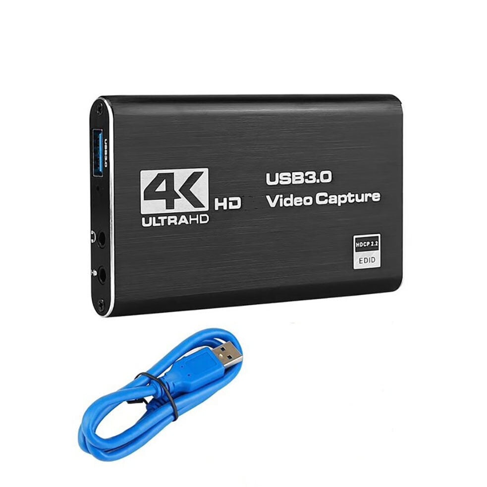 4K 1080P 60 Fps Hd-Videon Sieppauskortti Hdtv-Kameran Tallennuslaatikko - Yhteensopiva Usb 3.0 Kpl Suoratoistonauhurin Kanssa hinta ja tiedot | Adapterit | hobbyhall.fi