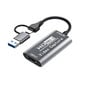 2 In 1 -Videon Sieppauskortti, Jossa Hdmi 4K - Type C Usb 3.0 -Ääni-Videomuunnin Tietokone Kannettava Tietokone Älypuhelimen Valvontasovitin hinta ja tiedot | Adapterit | hobbyhall.fi