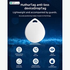 Bluetooth anti-kadon laite TX01 MFI sertifioitu valkoinen yksiosainen hinta ja tiedot | Puhelimen lisätarvikkeet | hobbyhall.fi