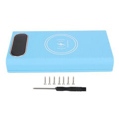 10W 5W 6 21700 Akkukotelo Hitsaus Ilmainen Power Bank Box Kit DIY Langaton laturi Ulkokuori Sininen hinta ja tiedot | Puhelimen lisätarvikkeet | hobbyhall.fi