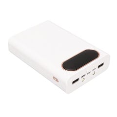 Virtapankkikotelo 4 kpl 21700 akuille Muovinen DIY Power Bank Box Kit Pikalataus 22,5 W Akkulaturikotelo Valkoinen hinta ja tiedot | Puhelimen lisätarvikkeet | hobbyhall.fi