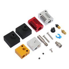 3D-tulostimen suulakepuristimen Hotend Kit koottu Mk8 suutin Metal Hot End Kit Ender 3 Ender 3 V2 Ender 3 Prolle hinta ja tiedot | Tulostustarvikkeet | hobbyhall.fi