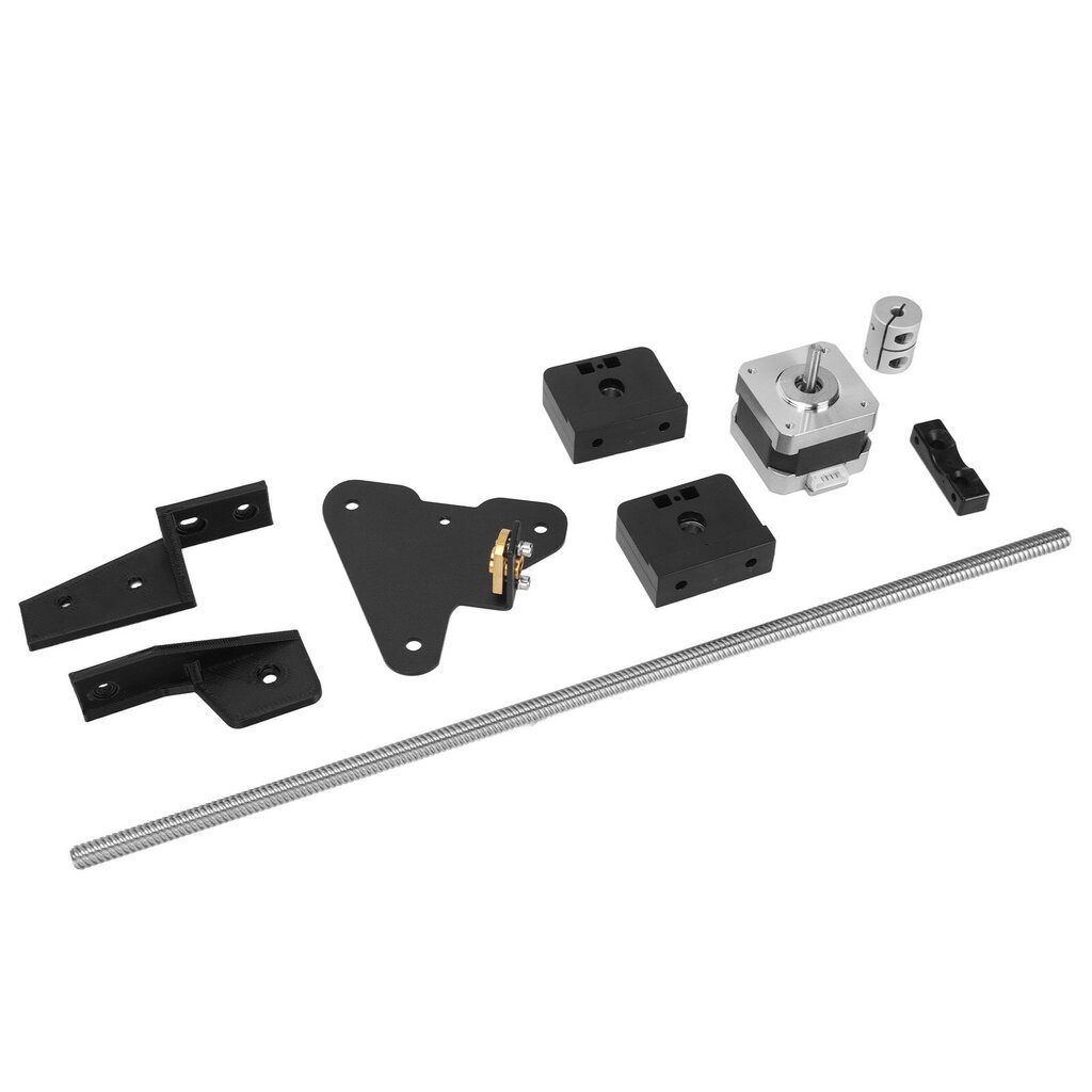 Dual Z Axes Kit 3D Printer Alumiininen johtoruuvi Dual Z Stepper Motor päivityssarja Ender 3:lle Ender 3 Prolle Ender 3 V2:lle hinta ja tiedot | Tulostustarvikkeet | hobbyhall.fi