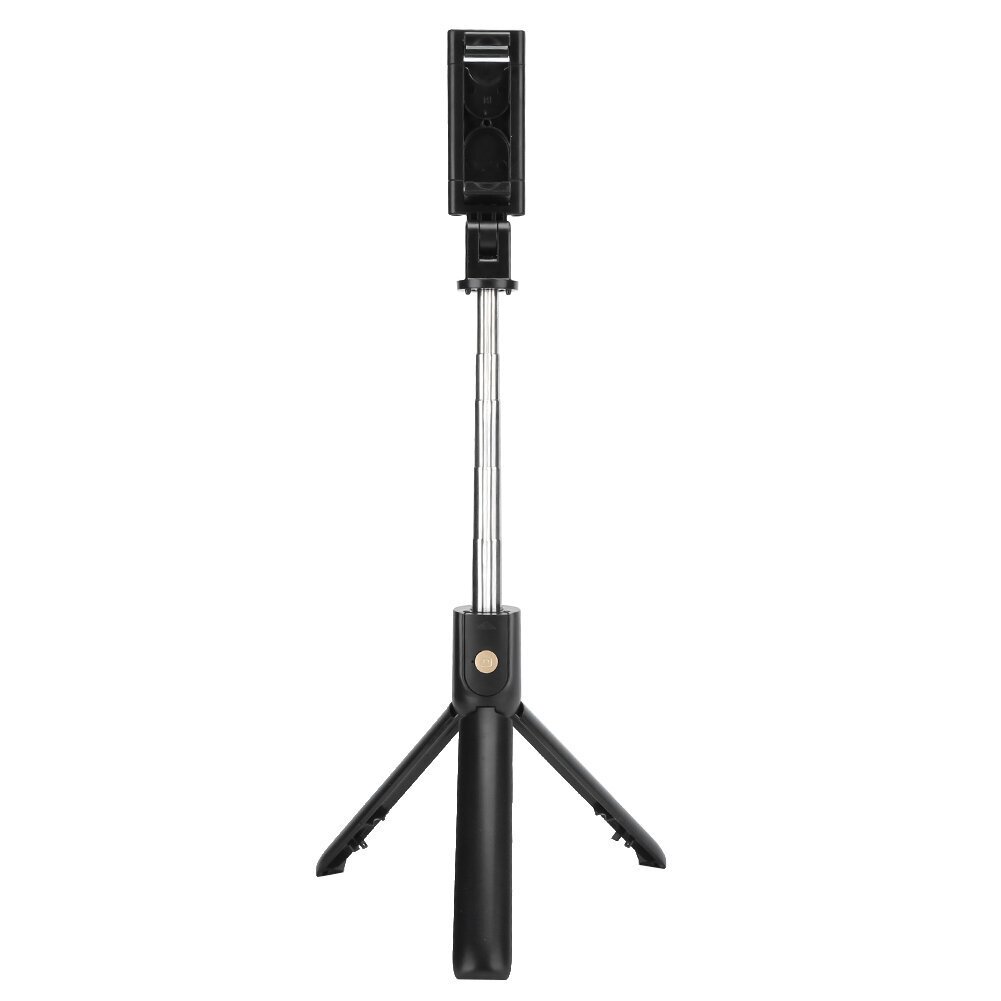 K07 Mini Bluetooth -kaukosäädin Selfie Stick skaalautuva kolmijalka matkapuhelinteline, musta hinta ja tiedot | Puhelintelineet | hobbyhall.fi