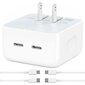 35 W PD-virtasovitin Dual PD -pikalatauspää matkapuhelimen laturilohko iPhone 14:lle hinta ja tiedot | Puhelimen lisätarvikkeet | hobbyhall.fi