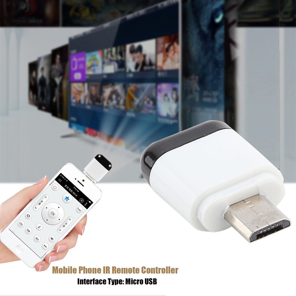 Universal Mobile Phone IR Control -kaukosäädin Android-älypuhelimeen hinta ja tiedot | Puhelimen lisätarvikkeet | hobbyhall.fi