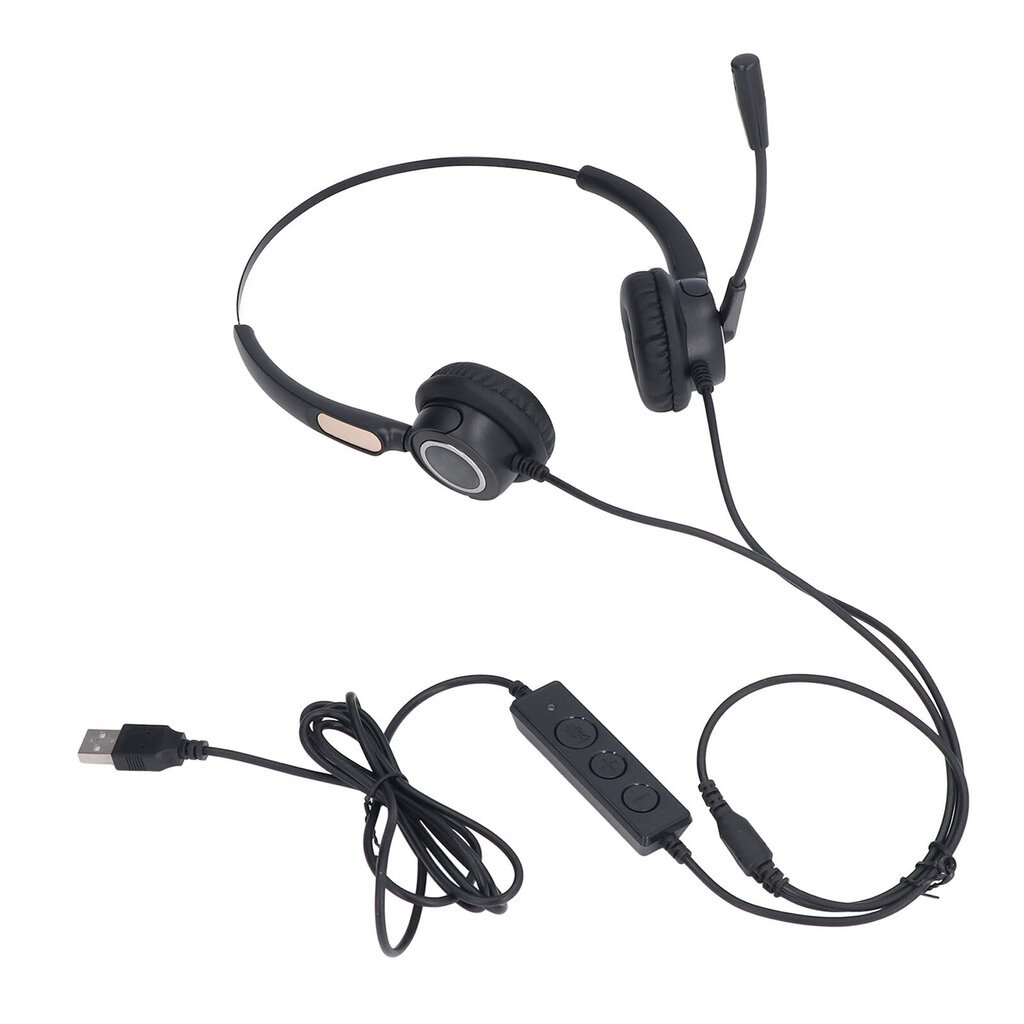 Call Center Headset Älykäs kohinanvaimennus HD Call USB -tietokonekuulokkeet Call Centerin verkkokurssille hinta ja tiedot | Kuulokkeet | hobbyhall.fi