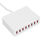 2,4A 40W 8-porttinen USB-laturi Kannettava USB-pöytäkoneen älykäs latausasema puhelimille TabletitAU-pistoke 100-240V hinta ja tiedot | Puhelimen laturit | hobbyhall.fi