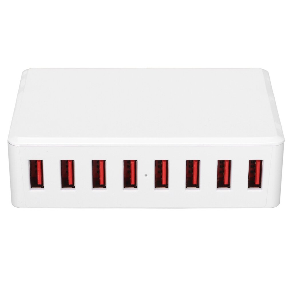 50 W Multi-USB-laturi 8-porttisella pöytätietokoneen USB-latausasemalla Universaali matkasovitin 100-240 V hinta ja tiedot | Puhelimen laturit | hobbyhall.fi