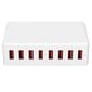 50 W Multi-USB-laturi 8-porttisella pöytätietokoneen USB-latausasemalla Universaali matkasovitin 100-240 V hinta ja tiedot | Puhelimen laturit | hobbyhall.fi