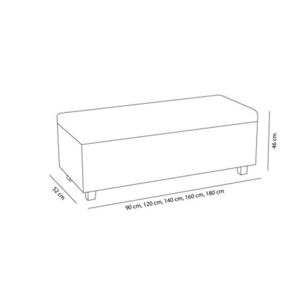 Rahi säilytystilalla, harmaa (Etna 96) hinta ja tiedot | Säkkituolit, rahit ja penkit | hobbyhall.fi