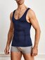 Miesten Slimming Control Waist Trainer Vest·Navy Blue·S hinta ja tiedot | Muotoilevat alusvaatteet | hobbyhall.fi