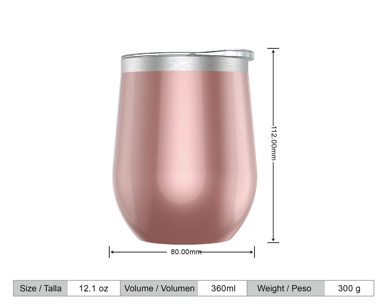 Thermo Mug Coffee and Tea to Go 360 ml - Ruostumattomasta teräksestä valmistettu lämpömuki kannella pullo, lämpölasi (DK360 999) 400 ml lohikiiltoa hinta ja tiedot | Termoskannut ja termosmukit | hobbyhall.fi