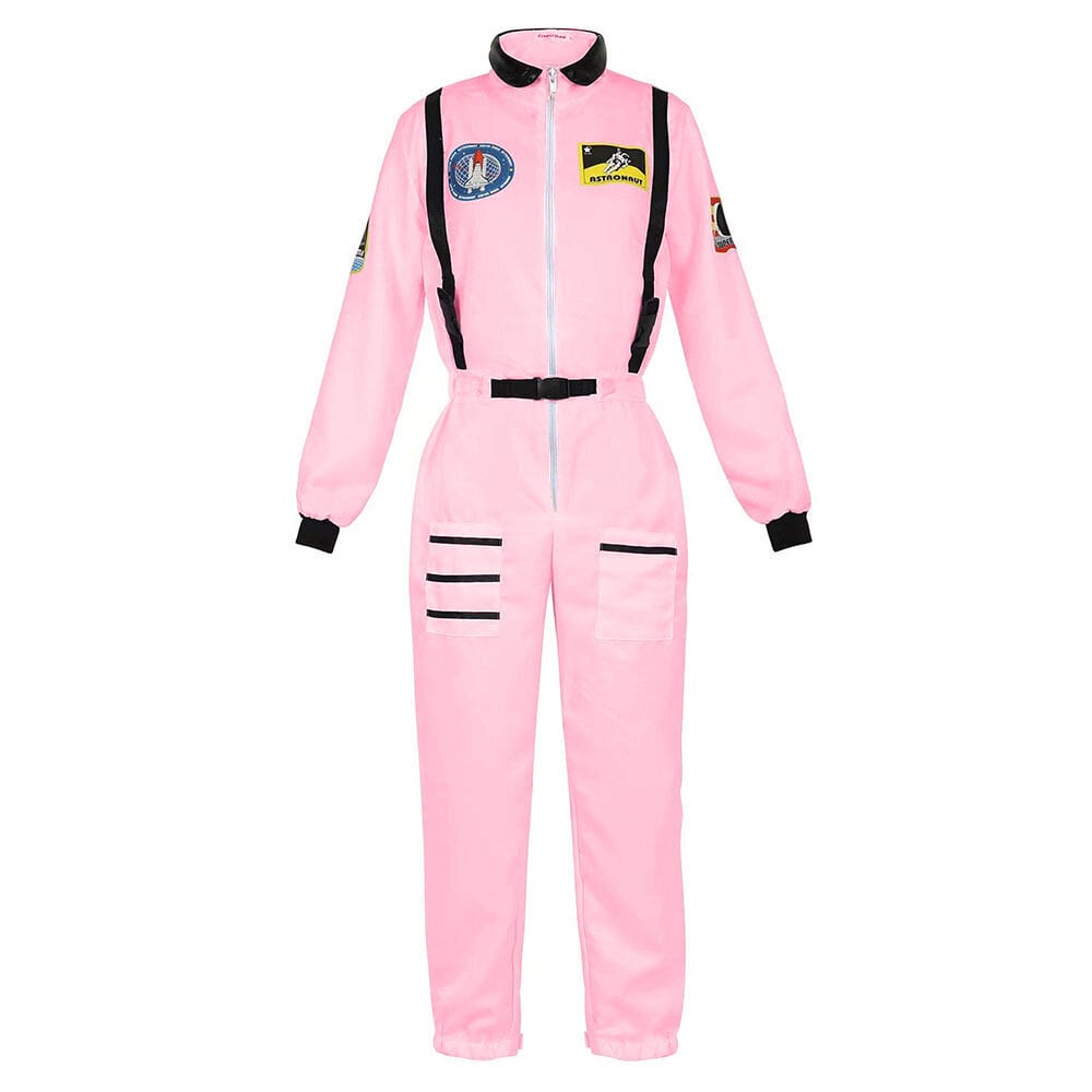 Space Space puku aikuisille Cosplay puvut vetoketju Halloween puku pari lento puku Plus koko yhtenäinen vaaleanpunainen hinta ja tiedot | Naamiaisasut | hobbyhall.fi