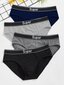 Laajennetut koot Miesten 4kpl Letter Graphic Brief·Multicolor·2XL hinta ja tiedot | Miesten urheiluvaatteet | hobbyhall.fi