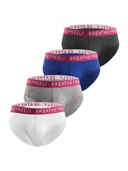 Miesten 4pack Contrast Letter Tape Vyötäröhousut·Multicolor·XL hinta ja tiedot | Miesten urheiluvaatteet | hobbyhall.fi