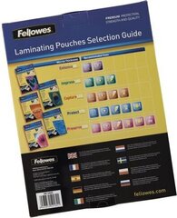Kirjekuoret laminointi FELLOWES, 303x426 mm - A3, 125 mikronia, 100 kpl (53075) hinta ja tiedot | Fellowes Lapset | hobbyhall.fi