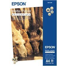 Epson Matte Paper Heavy Weight, DIN A4, 167g hinta ja tiedot | Toimistotarvikkeet | hobbyhall.fi